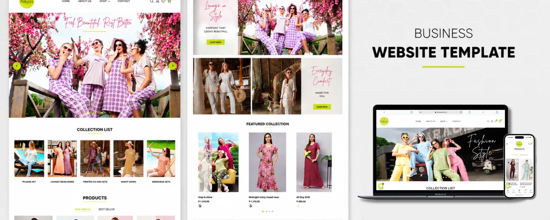 Modern Fashion Ecommerce Website Design